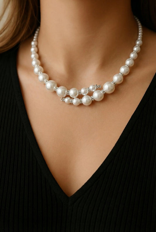 Queen Pearl Choker Set