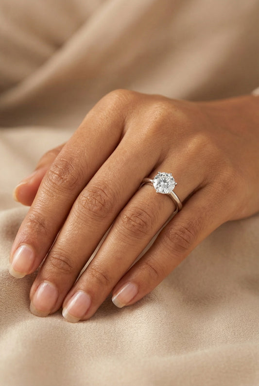 Bella Classic Solitaire Ring