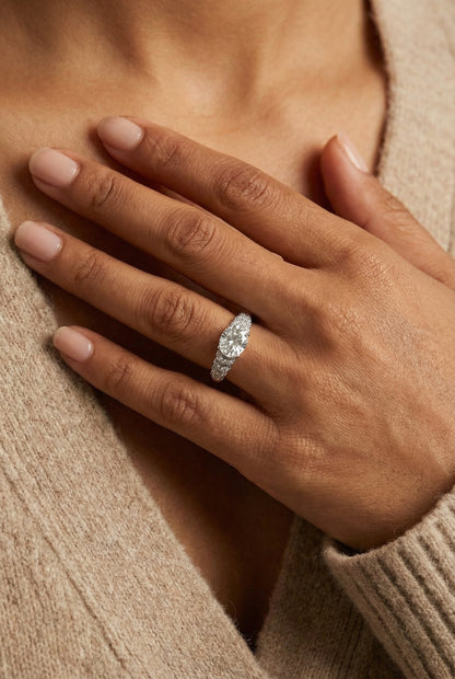 Bella Diamond Spiral Ring