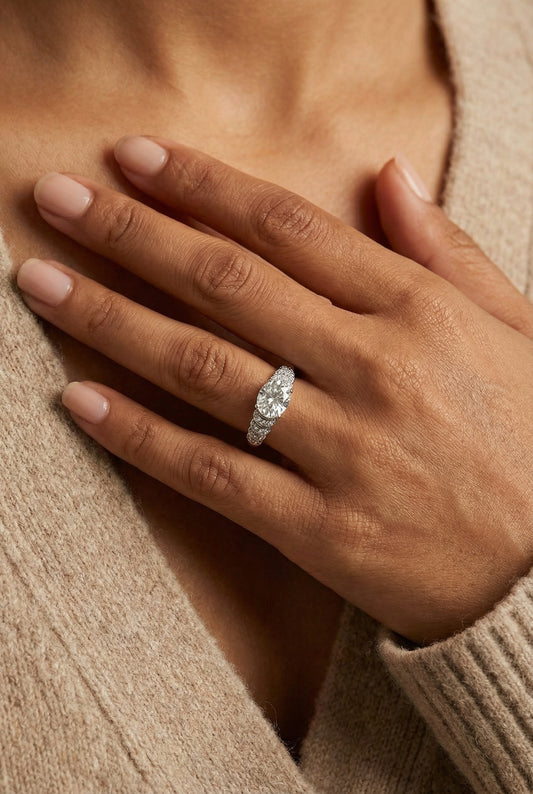 Bella Diamond Spiral Ring