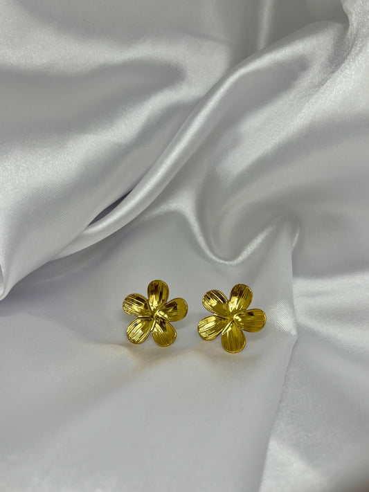 Bella Golden Flower studs