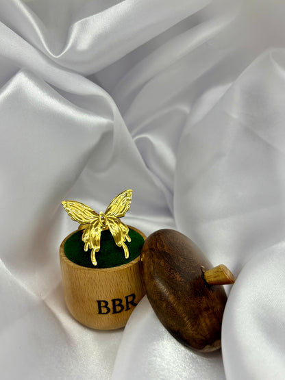 Bella Gold Butterfly Ring