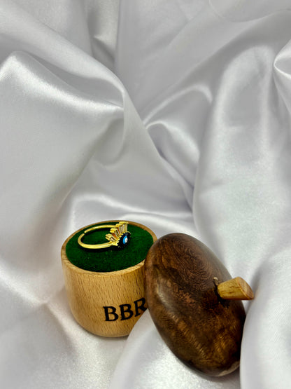 Bella Golden Evil Eye Ring