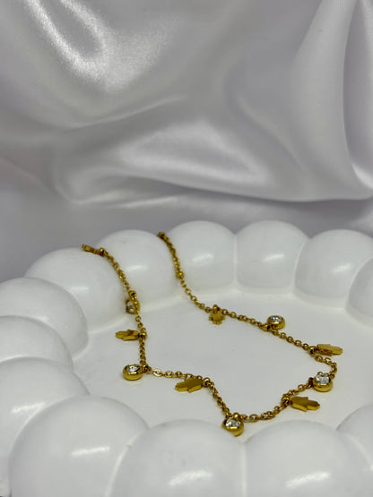 Golden Hamsa Neckchain
