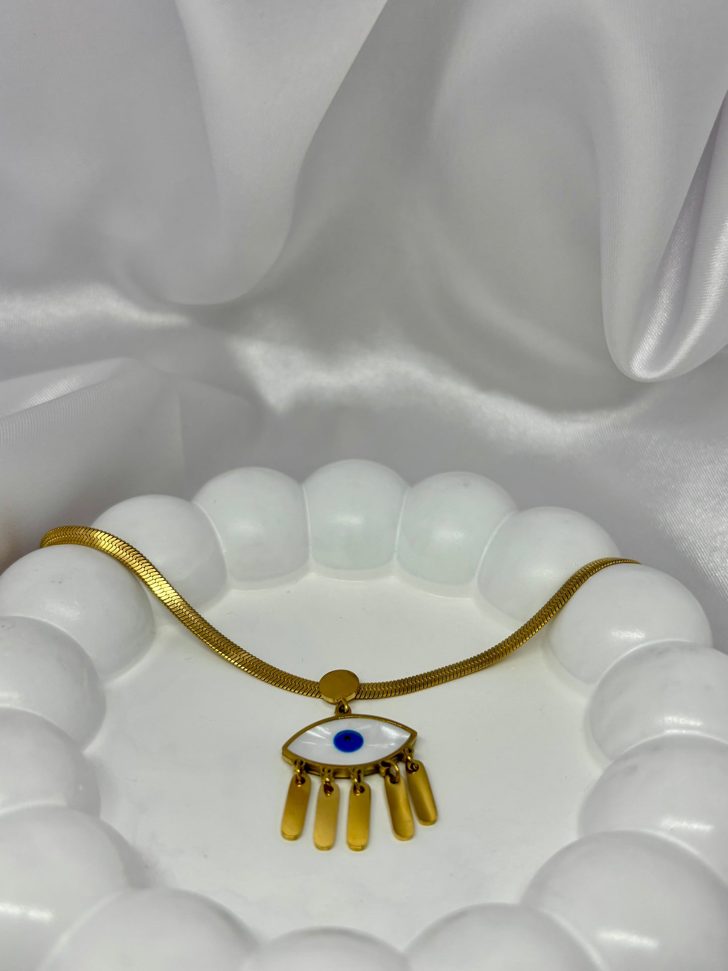 Evil Eye Trail Blazer Gold Neckchain