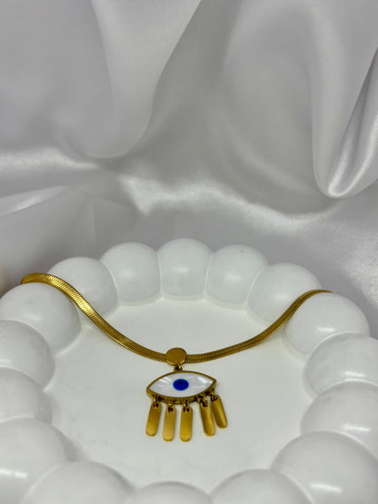 Evil Eye Trail Blazer Gold Neckchain