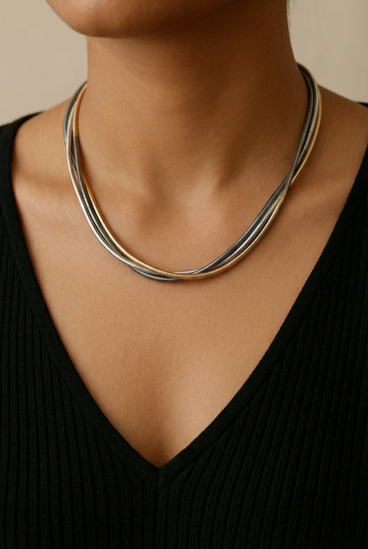 Vintage Regal Neckchain Multi Color